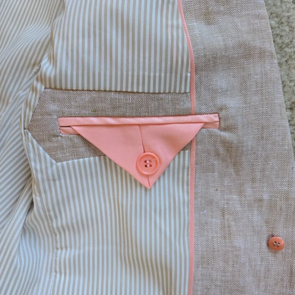 NWOT J. Crew Campbell Linen Blazer 00 - Picture 4 of 10